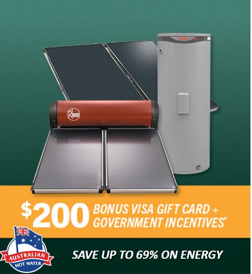 Rheem Solar Bonus $200 Gift Card