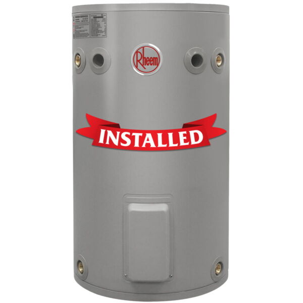 Rheem 80L Electric Hot Water Heater Installed