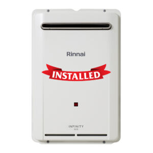 Rinnai Infinity B26 Litre Natural Gas Hot Water System Installed