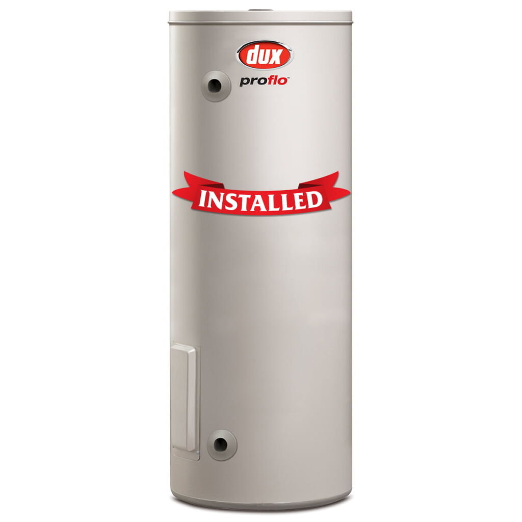 Dux 125L Electric Hot Water System Installed Australian Hot Water