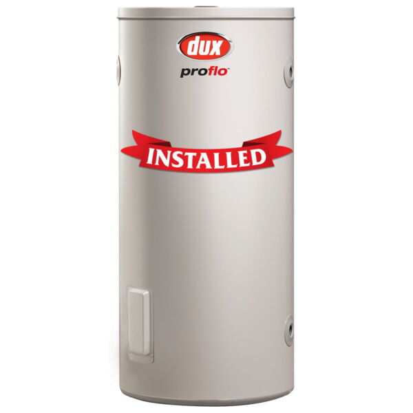 Dux 250L Hot Water System Electric Installed
