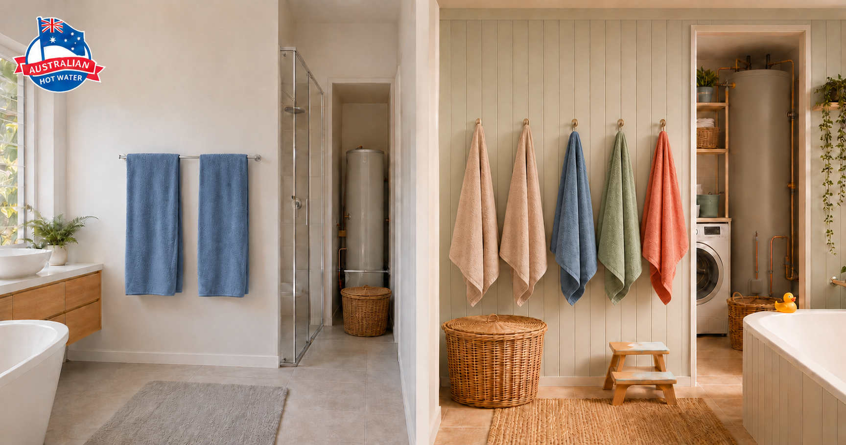 Small households VS larger - hot water comparison